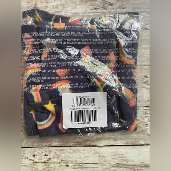 🆕 2PC Set Old Navy Kids Baby Toddler Girl's Printed Snug-Fit Pajama Set 18-24M - Picture 4 of 10